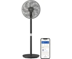 Philips išmanusis grindų ir stalo ventiliatorius, 48 W, 19 dB, reguliuojamas aukštis, CX3550/01