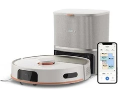 Philips robotas dulkių siurblys-mopas 10 000 Pa su lazerine navigacija ir automatinio ištuštinimo stotimi XU5100/20