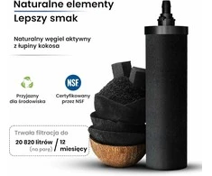 Phoenix Gravity 6 l stalo vandens filtravimo sistema su dviem Smart Carbon filtrais ir nerūdijančio plieno čiaupu