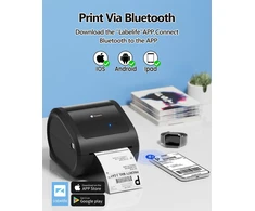 Phomemo terminis etikečių spausdintuvas Bluetooth ir USB, 150 mm/s D520BT