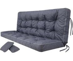 PillowPrim sodo sūpynių pagalvė, 150 cm pločio, pilnavidurė, mėlyna, Pola 150 cm