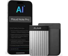 Plaud skaitmeninis AI diktofonas su transkripcija, daugiakalbė parama, 64 GB, Bluetooth, PN0300