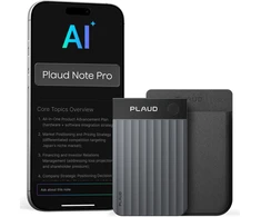 Plaud skaitmeninis diktofonas AI, 64 GB, Bluetooth, 50 val. įrašymo, Note Pro