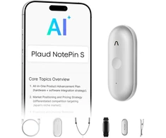 Plaud skaitmeninis diktofonas su AI transkripcija, 64 GB atmintis, Bluetooth, modelis PN0210
