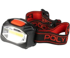 POLYPOOL LED galvos žibintuvėlis, 3 W, 180 lm, 3 režimai, PP3156