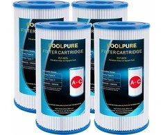 POOLPURE baseino filtrai A arba C tipas, keičiamas, 11,43 x 21,84 cm, PLF-INTA