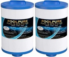 POOLPURE baseino ir SPA filtrai, 2 vnt., suderinami su Unicel 6CH-940, Pleatco PWW50P3, Filbur FC-0359, Waterway Plastics 817-0050