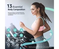 Posture išmaniosios vonios svarstyklės su kūno sudėties analize, 180 kg, LCD, Fat Smart BMI, FG220LB