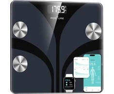 Posture išmaniosios vonios svarstyklės su kūno sudėties analize, 180 kg, LCD, Fat Smart BMI, FG220LB