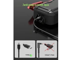 PowerPortnerLink USB-C įkroviklis automobilių paleidikliams 65 W PowerPortnerLink-65W