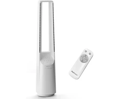Pro Breeze bokštinis beašmenis ventiliatorius, 6 greičių, 101 cm, valdymas pulteliu, baltas, PB-F20