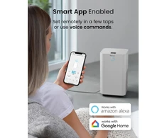 Pro Breeze oro sausintuvas 12 l per parą su Wi-Fi valdymu ir drėgmės jutikliu PB-D-18-WF