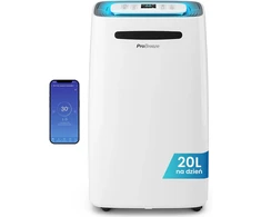Pro Breeze oro sausintuvas 20 l per dieną su skaitmeniniu drėgmės ekranu PB-D-08W-W-EU