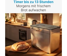 Duonkepė Profi Cook duonos kepimo aparatas nerūdijančio plieno, 3,1 l talpa, 13 programų, PC-BBA1282