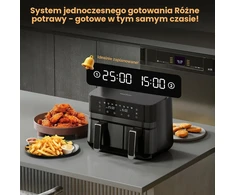 Profi Cook karšto oro gruzdintuvė 9 l, dviguba kamera, 2700 W, PC FR 1295 H