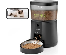 PUPPY KITTY automatinis kačių ir mažų šunų maisto dozatorius, 4 l, 1080P kamera, Wi-Fi valdymas, Moni