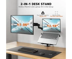 PUTORSEN monitoriaus ir nešiojamojo kompiuterio laikiklis 17–35 col., VESA 75/100 mm