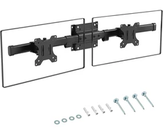 PUTORSEN sieninis laikiklis 2 monitoriams iki 35 col., po 10 kg, VESA 75/100 mm