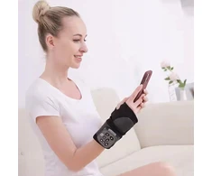 QSKY rankinis riešo masažuoklis su kompresija, vibracija, šildymu ir USB-C įkrovimu 5900670300736