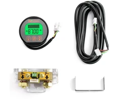 QWORK akumuliatoriaus testeris su voltmetru ir ampermetru 8–80 V, 0–350 A, WD3062