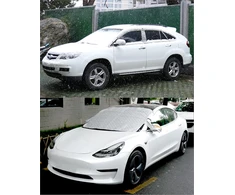 QWORK magnetinis automobilio priekinio stiklo uždangalas, 143 × 110 cm, WD9356