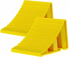 QWORK ratų atraminės kaladėlės priekaboms, 200 x 120 x 110 mm, WD9110