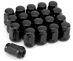 QWORK ratų veržlės M12 x 1.5, 34 mm, kūginės 60°, 20 vnt., WD41939