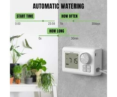 Raddy automatinė laistymo sistema su LCD ekranu, USB maitinimu, 15 vazoninių augalų, WS-6