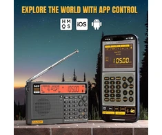 Raddy nešiojamasis daugiajuostis radijo imtuvas AM/FM/SW/VHF/UHF/CB/AIR RF757