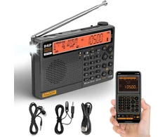 Raddy nešiojamasis daugiajuostis radijo imtuvas AM/FM/SW/VHF/UHF/CB/AIR RF757