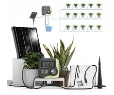 Raddy saulės energija maitinamas automatinis laistymo rinkinys WS-1, 5 W galia, 15 m žarna