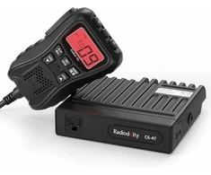 Radioddity mini CB radijo stotis CS-47, 40 kanalų, AM/FM, LCD ekranas, VOX, triukšmo mažinimas