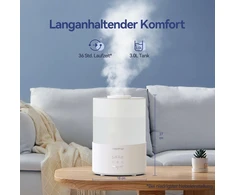 raydrop ultragarsinis oro drėkintuvas su aromato difuzoriumi, 3 l, KC-RD13