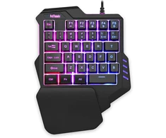RedThunder žaidimų klaviatūra 35 klavišų, USB-A, RGB apšvietimas, G92