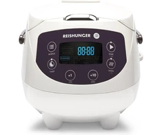 Reishunger mini ryžių viryklė ir garintuvas, baltas, 350 W, 0,6 l, 8 programų, 542-MDRK