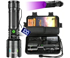 Relybo LED prožektorius, 30 W, įkraunamas, su USB, 5000 lm, su LCD ekranu, Relybo-A05