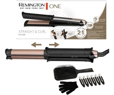 Remington plaukų tiesintuvas ir garbanojimo žnyplės 2 viename, 150–230 °C, S6078
