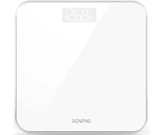 RENPHO asmeninės skaitmeninės svarstyklės su LED ekranu, iki 180 kg, BG260R(Baltas)