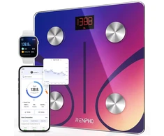 RENPHO išmaniosios kūno sudėties svarstyklės su Bluetooth, 180 kg ES-CS20M-RD