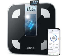 RENPHO išmaniosios kūno sudėties svarstyklės su Bluetooth ir saulės įkrovimu R-A012