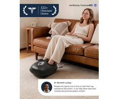 RENPHO Shiatsu pėdų masažuoklis su šildymu, 3 intensyvumo lygiai, R-D003R