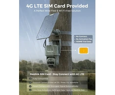 Reolink 4G LTE lauko apsaugos kamera 4K su 6× optiniu priartinimu TrackMix LTE-C+Solar Panel 2