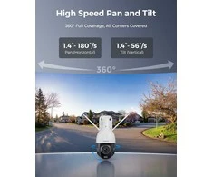 Reolink 4K Wi-Fi 6 lauko apsaugos kamera su PTZ, 5x optinis priartinimas, RLC-823S1 W