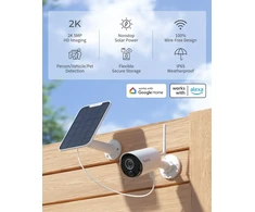 Reolink belaidė lauko stebėjimo kamera 5 MP su 3 W saulės skydeliu Argus Eco