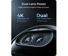 Reolink belaidė lauko Wi-Fi kamera 4K 8 MP su 6x hibridiniu priartinimu Argus Track+SP