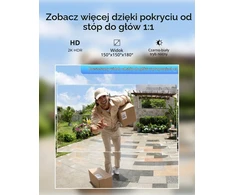 Reolink belaidis vaizdo durų skambutis su kamera 4 MP, Wi-Fi 2.4/5 GHz, Reolink Video Doorbell (Baterija)