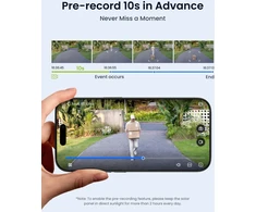 Reolink lauko belaidė stebėjimo kamera su saulės baterija, 4K, naktinis matymas, Wi-Fi, Altas PT Ultra
