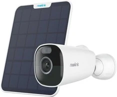 Reolink lauko saulės kamera su 5MP raiška, Wi-Fi 2.4/5GHz, spalvotu naktiniu matymu, Argus Eco Pro+Solar Panel