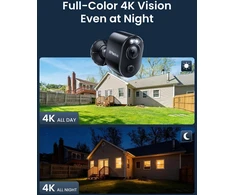 Reolink lauko vaizdo kamera 4K su saulės skydeliu, Wi-Fi, Argus 3 Ultra+Solar Panel