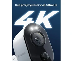 Reolink lauko Wi-Fi stebėjimo kamera 8 MP su saulės skydeliu Argus 3 Ultra+Solar Panel
